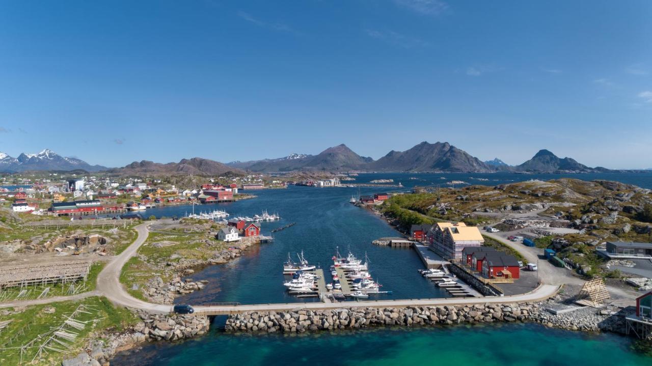 Seafront New Cabin In Lofoten Villa Ballstad Bagian luar foto