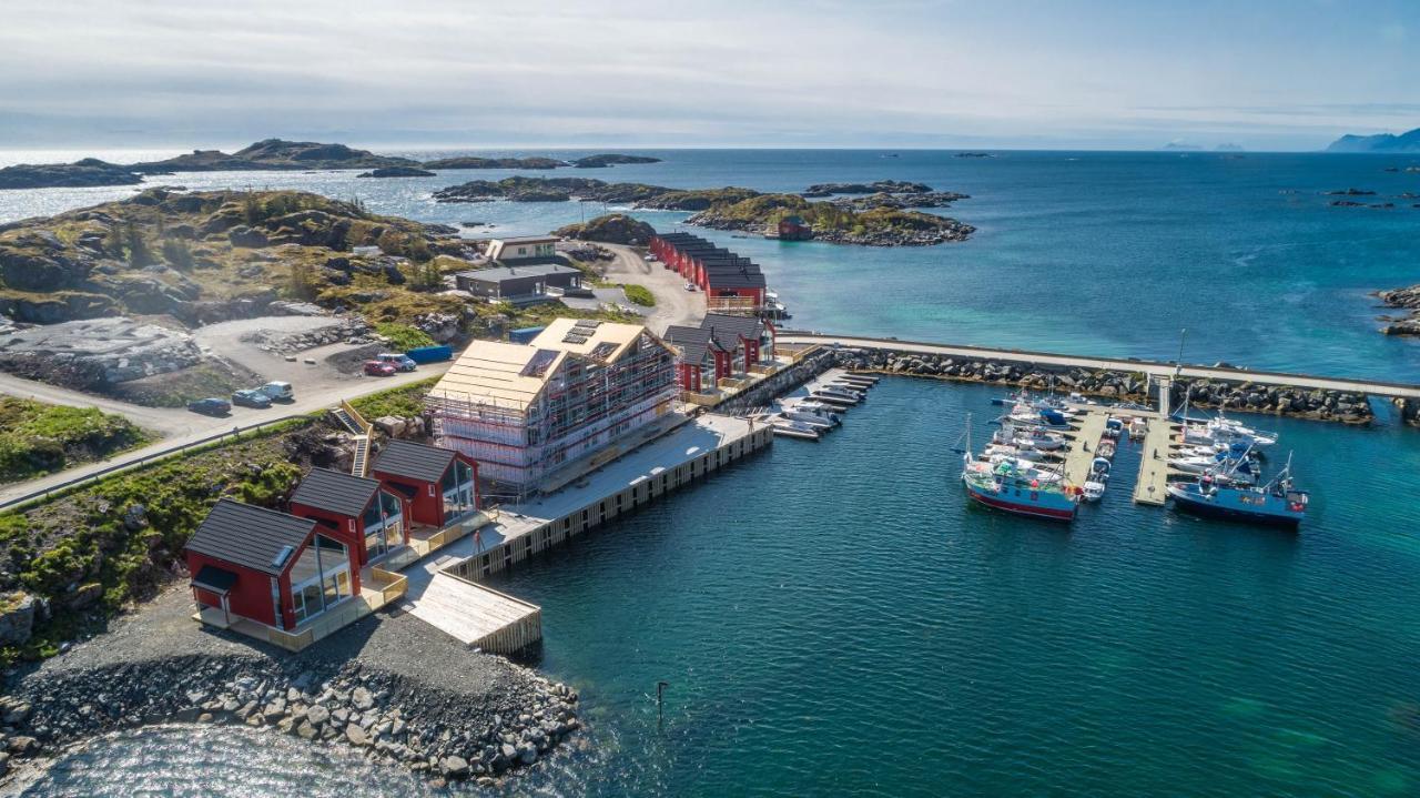 Seafront New Cabin In Lofoten Villa Ballstad Bagian luar foto