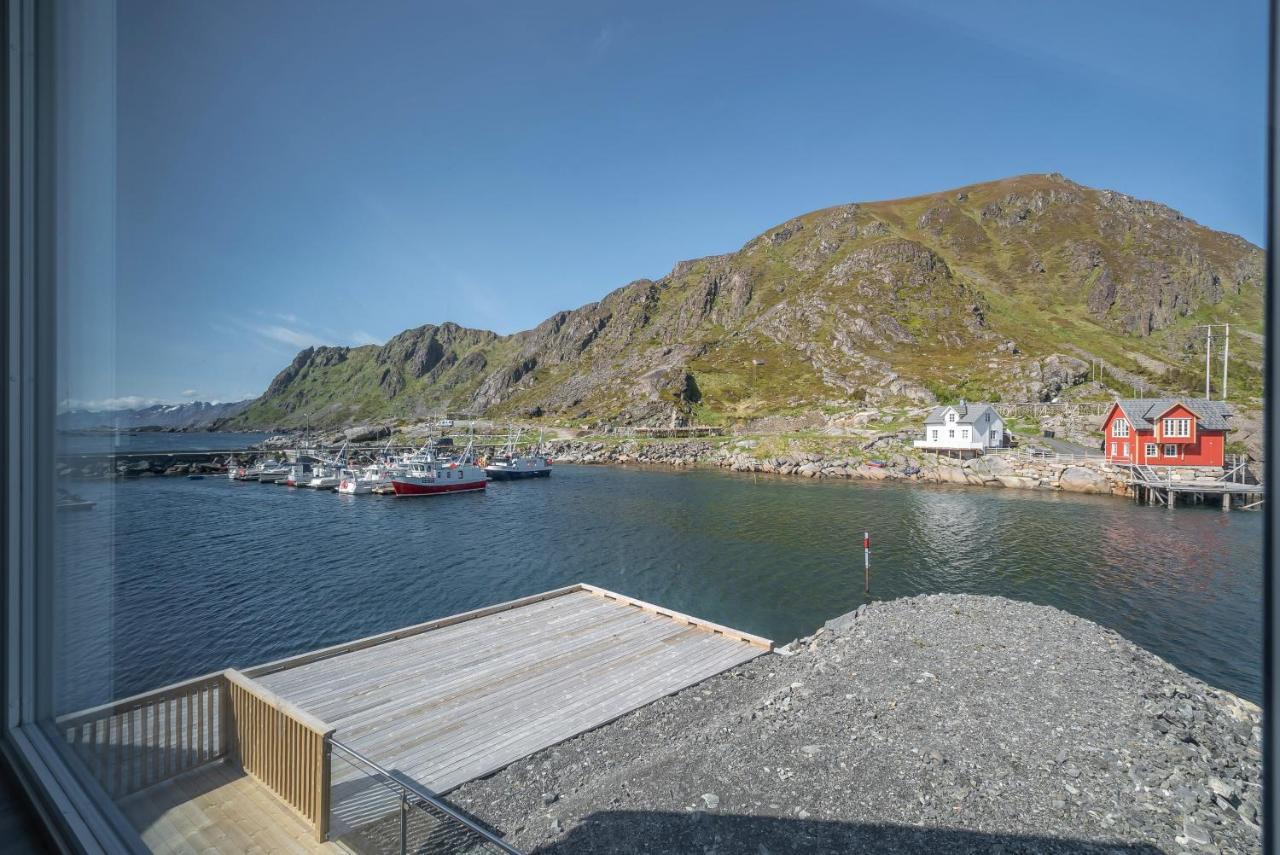 Seafront New Cabin In Lofoten Villa Ballstad Bagian luar foto