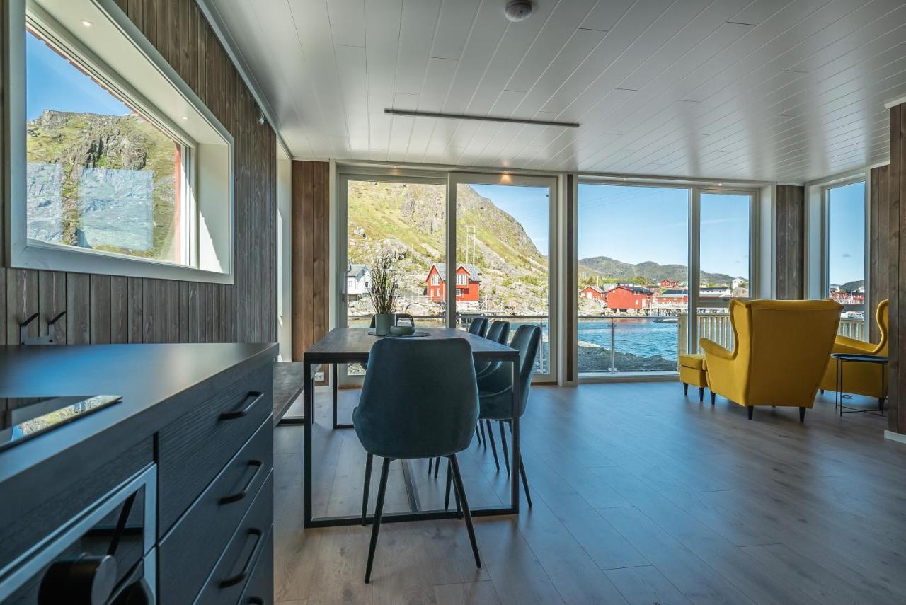 Seafront New Cabin In Lofoten Villa Ballstad Bagian luar foto