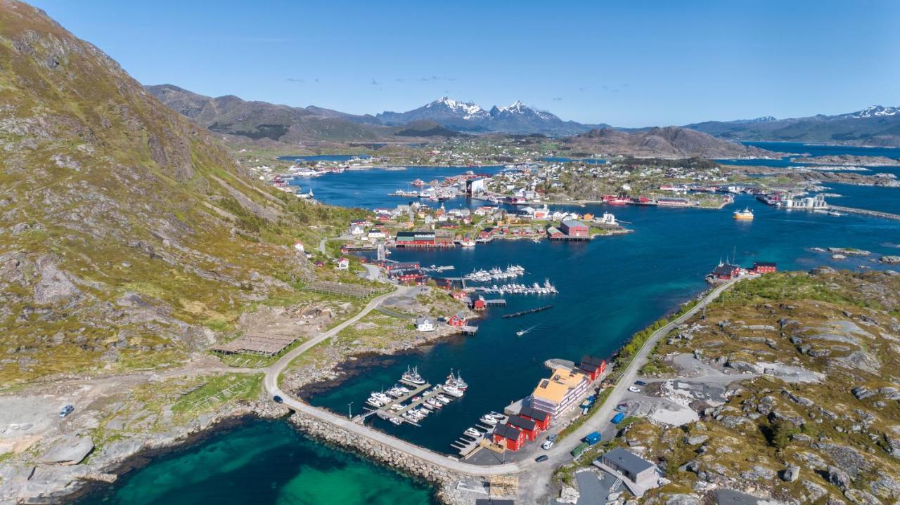 Seafront New Cabin In Lofoten Villa Ballstad Bagian luar foto