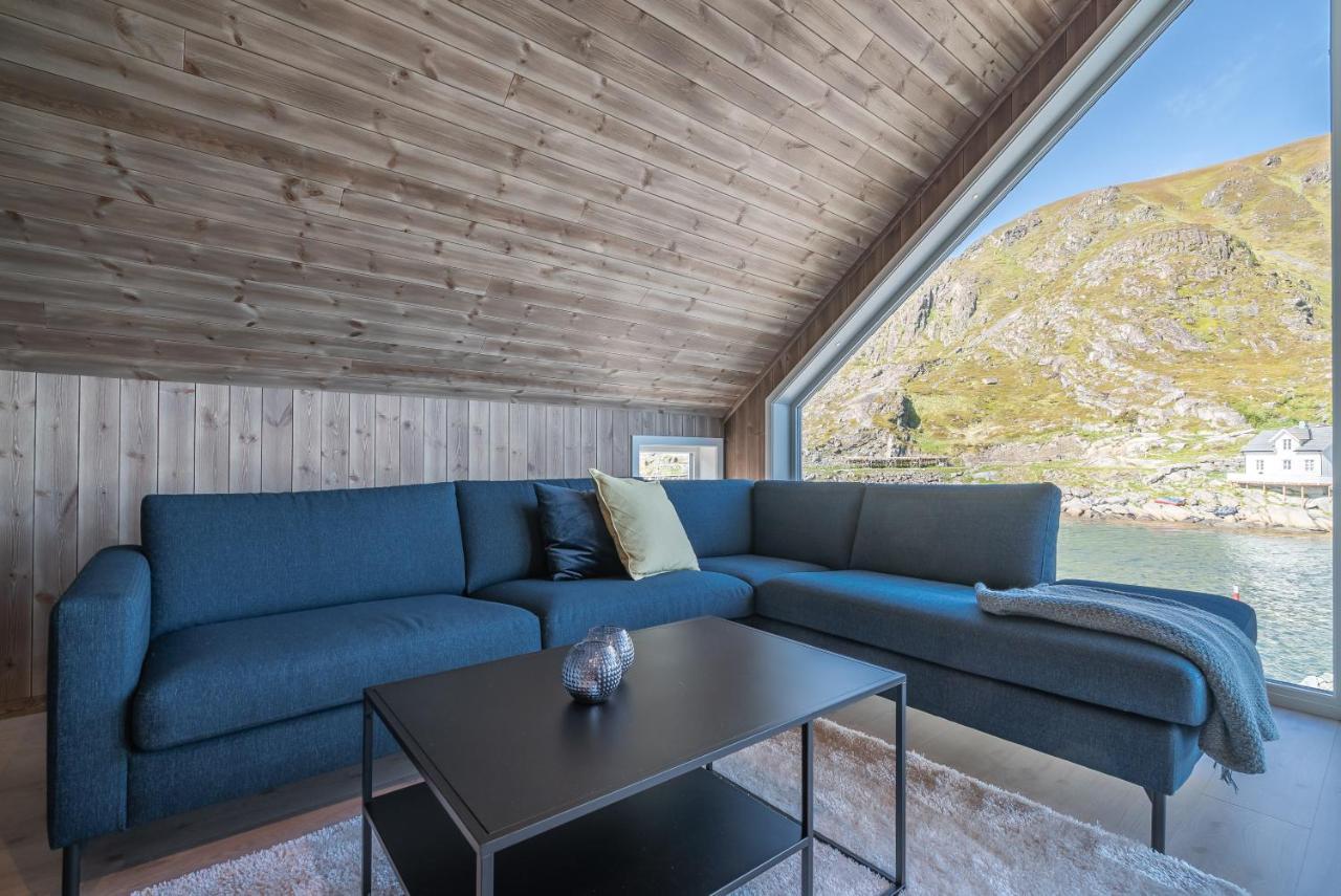 Seafront New Cabin In Lofoten Villa Ballstad Bagian luar foto