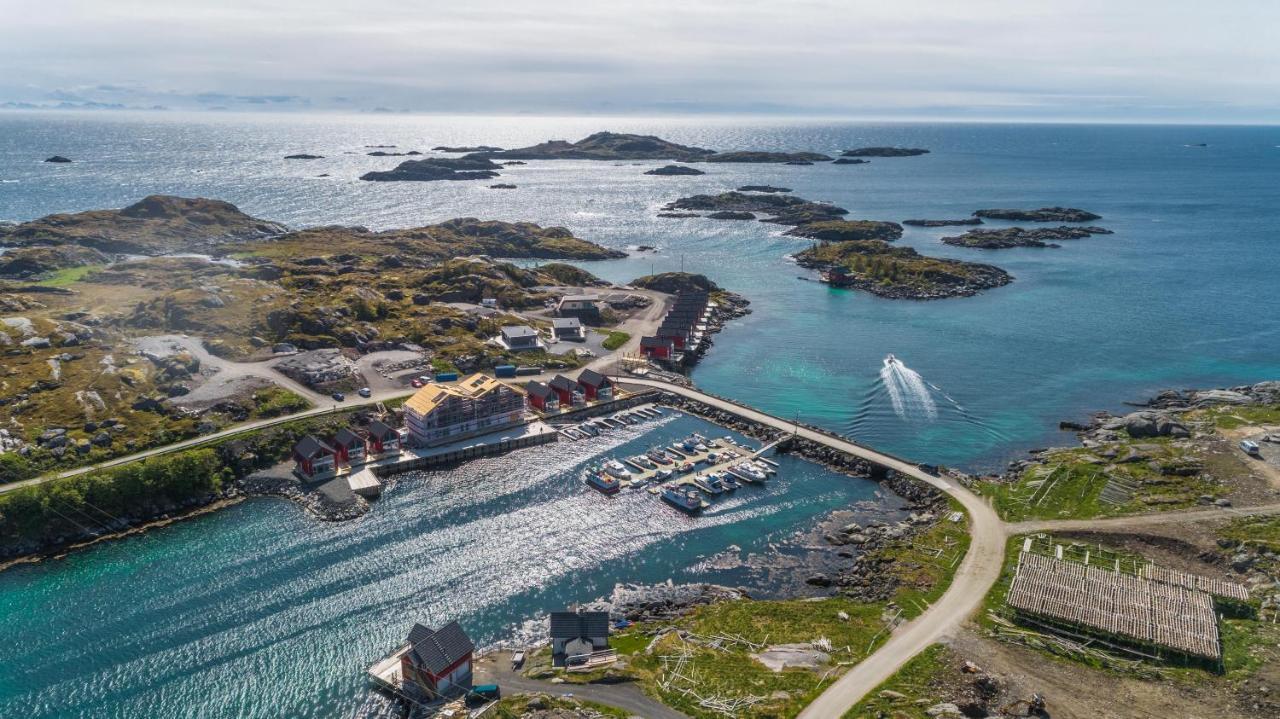 Seafront New Cabin In Lofoten Villa Ballstad Bagian luar foto