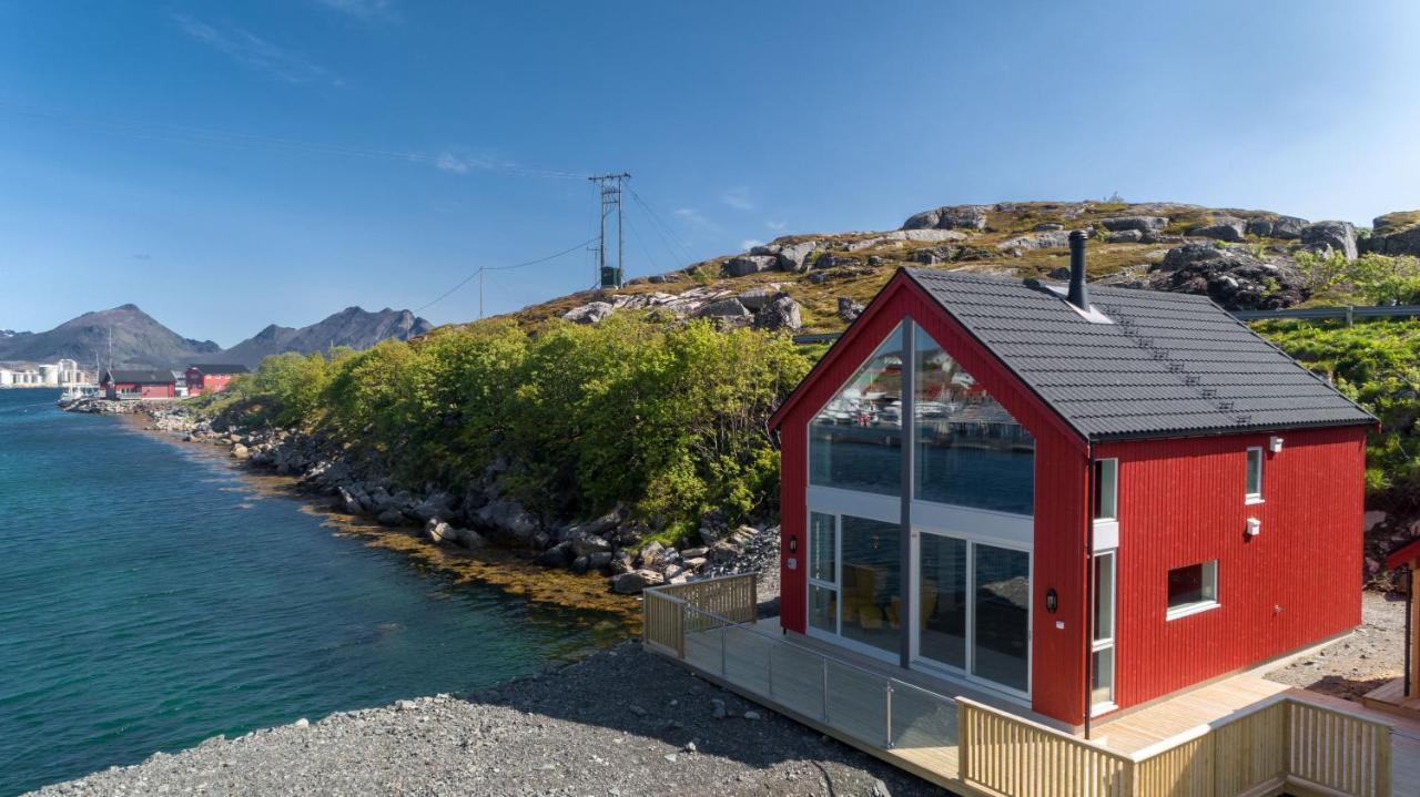 Seafront New Cabin In Lofoten Villa Ballstad Bagian luar foto