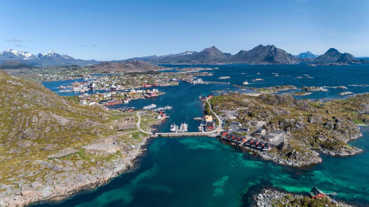 Seafront New Cabin In Lofoten Villa Ballstad Bagian luar foto