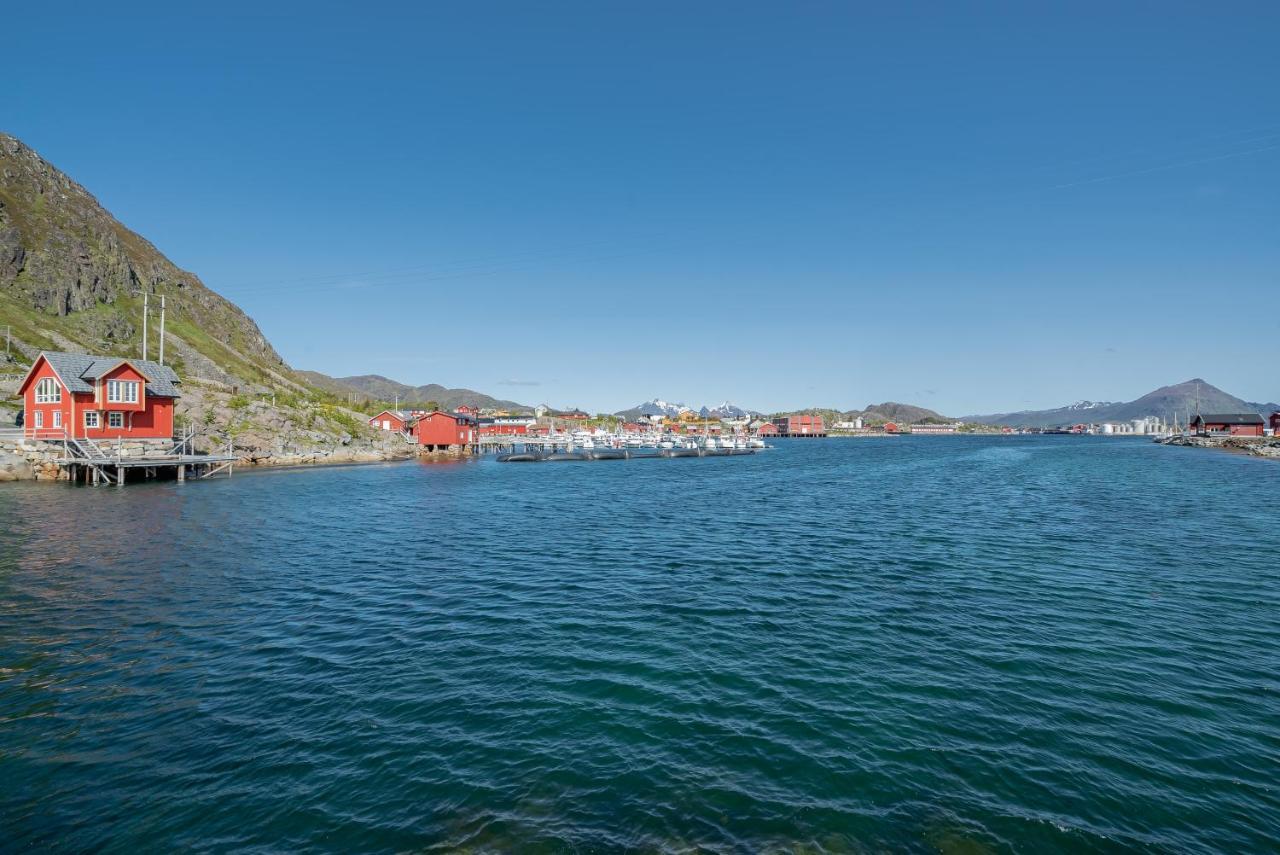 Seafront New Cabin In Lofoten Villa Ballstad Bagian luar foto